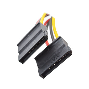 4Pin To 15Pin Power <b>Splitter</b> <b>Cable</b> For Computer SATA Hard Drive Extension Cord PVC Material Convenient Use - Product Image 2