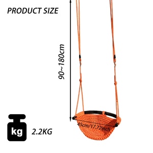 Set di Sedie a Dondolo per Bambini in Plastica Intrecciata a Mano, per Interni ed Esterni, Asilo Nido, Casa, Camera da Letto, Palestra, Vendita Diretta dal Produttore - Product Image 4