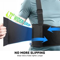 Ceinture lombaire de travail robuste en néoprène, réglable, pour le soutien du dos, idéale pour le levage industriel et le soulagement des douleurs lombaires