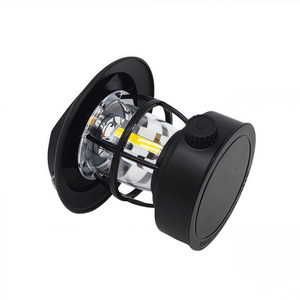 Luz de campamento de carga <span class=keywords><strong>solar</strong></span> con atenuación de perilla | Linterna negra vintage con asa colgante para tienda de campaña, jardín y uso al aire libre - Product Image 4