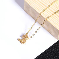 Collier tendance en acier inoxydable plaqué or 14 carats avec chaîne à maillons et signes du zodiaque pour homme et femme