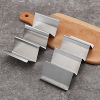 Großhandel Edelstahl Taco Halter Pfannkuchen Rack Taco Stand Wieder verwendbarer Taco Halter
