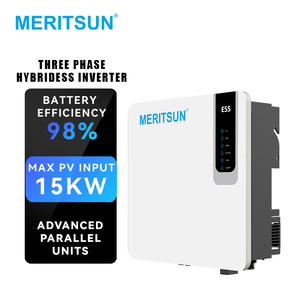 Meritsun <b>48V</b> 15kw MPPT Pure Sine Wave on off Grid Solar Split Phase Hybrid for Lithium <b>Battery</b> - Product Image 3