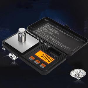 Precisa bilancia digitale in acciaio inossidabile per monete d'oro gioiello tascabile strumento di misurazione del peso 0.01g precisione alimentato a batteria Max 500g - Product Image 3