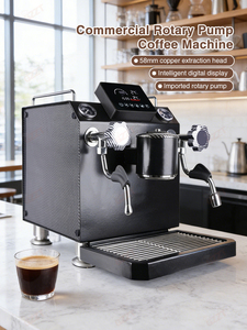 Machine à café expresso semi-automatique commerciale à groupe unique avec pompe rotative à 9 bars, 110V 220V, pour bureau et maison - Product Image 6
