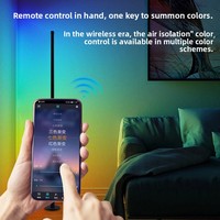 Lámpara de esquina LED RGB, luz regulable para el hogar inteligente con sincronización de música, control remoto LED y aplicación, luz de esquina que cambia de Color