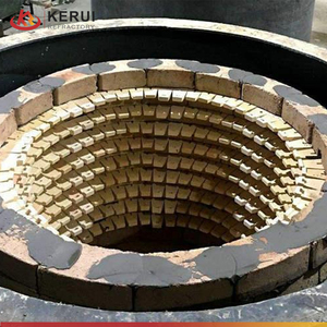 Ladrillo de Anclaje Refractario de Alta Alúmina KERUI, Ladrillo de Forma Especial para Anclaje - Product Image 2