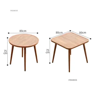 Di lusso all'aperto tessuto in legno massiccio tavolo e sedie impilabili bar all'aperto tavoli e sedie - Product Image 6