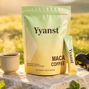 Infusión Botánica Revitalizante para el Cuerpo, Café de Maca, 10g*20 Sobres, Bebida Instantánea para el Bienestar, Marca Privada OEM - Product Image 6