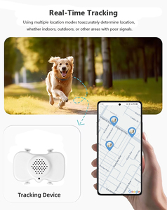 Sim 4G Gps Tacker Rastreador de actividad Cerca virtual Mini Animal Perros Dispositivos de seguimiento Localizador de mascotas rastreador Gps Collar para gatos Mascotas - Product Image 3