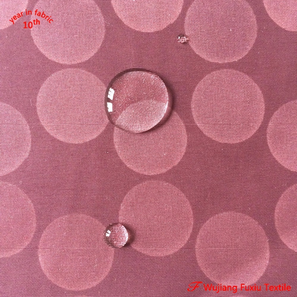 printed waterproof TPU membrane functional 228T polyester taslan fabric for outdoor jacket