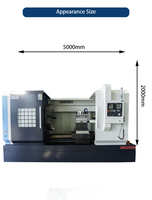 Machine de tour CNC robuste CK61125 avec système de contrôle GSK de tours horizontaux en métal de 1500/2000/3000/4000mm