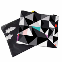 Pochette de rangement zippée décontractée pour voyage, avec logo personnalisé, trousse de toilette, trousse de beauté, sacs organisateurs, pochette de beauté, sac de rangement pour cosmétiques