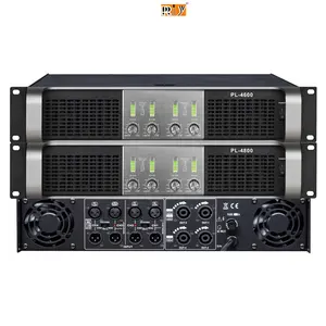 PL Series 900watts 8ohm 4-channel PRO Audio DJ Sound System High-performance Power Amplifier