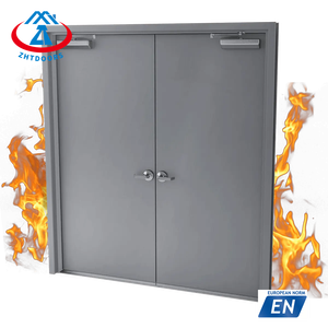 ZHTDOORS China Manufacturer Professional Fire Rate Floor Access <strong>Door</strong> <strong>External</strong> EN Approve 30 Minute Metal <strong>Frame</strong> for Church <strong>Doors</strong> - Product Image 1