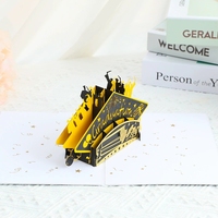 Carte postale tridimensionnelle 3D pour que les étudiants envoient un cadeau souvenir à leurs camarades de classe