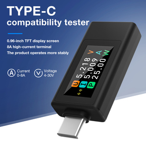 Factory <strong>Price</strong> 1902L Type-C <strong>Tester</strong> Current <strong>Voltage</strong> Meter Charging Detector <strong>Tester</strong> Battery Voltmeter Ammeter Charger Indicator - Product Image 6