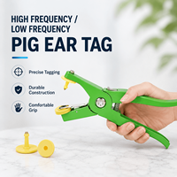 Etiqueta de Oreja RFID FDX-B TPU con Numeración ICAR para Ovejas, Redonda y Cerrada, 134.2khz, Etiquetas Electrónicas para Cerdos 01 para Granjas Ganaderas