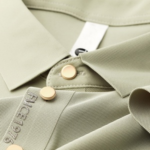 Polo de algodón para hombre recién llegado, Polo estampado para hombre, camiseta de gama alta sin costuras, solapa fina de seda helada, camiseta para hombre - Product Image 2