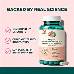 Complément alimentaire nootropique décaféiné, testé cliniquement, de marque OEM, pour favoriser les fonctions cognitives, soutenir la mémoire et la concentration - Product Image 5