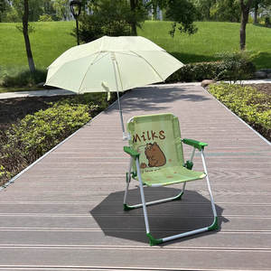 <span class=keywords><strong>Silla</strong></span> <span class=keywords><strong>Plegable</strong></span> de Metal de Diseño Moderno para Niños, Muebles Portátiles y Cómodos para Exteriores, para <span class=keywords><strong>Playa</strong></span> o Parque, Hechos de Tela Oxford - Product Image 4