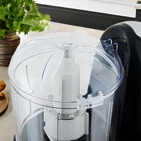 RSC Multi-Purpose 100W Penggiling Makanan Elektrik Kapasitas 350ml untuk Bawang Putih Bawang Merah Daging, Pengolah Makanan 1.5 Cup Perlengkapan Dapur Esensial S018