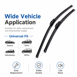 LELION essuie-glaces Premium Universal Front Auto Windshield Soft Rubber Wiper Blades pour voiture - Product Image 1