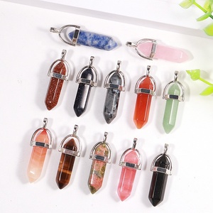 Оптовая продажа, подвеска из натурального хрусталя с шестиугольным стержнем, Целебный Камень, чакра, энергетика, рейки, принадлежности для изготовления ювелирных изделий - Product Image 3