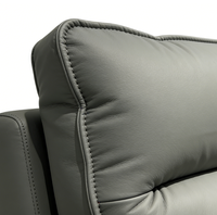 Canapé modulaire élégant en cuir PU de style italien |   Meubles commerciaux sur mesure pour bureau, villa, salon - Confortables