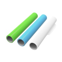 Tuyaux ondulés flexibles en ABS à double paroi MIA 63mm 75mm 110mm pour conduits de ventilation HVAC / tuyaux d'extraction d'air frais pour entrepôt