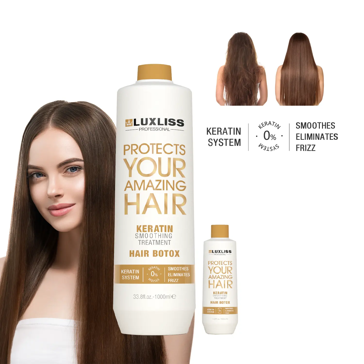 OEM Keratin System trattamento per capelli senza formaldeide per capelli lisci trattamenti alla cheratina crema lisciante per capelli