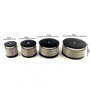 Chaîne de perles métalliques Cabasa Shaker de 6,5/8,5/11,5/13 cm en gros – Accessoire d'accompagnement pour Cajon et Instrument de percussion - Product Image 1