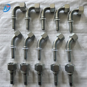 Hogedruk Hydraulische Slangpijpfittingen Jic 1/2 Hydraulische Krimpmachine Met 12Mm Bspt Standaard-Van Fabrikanten - Product Image 1