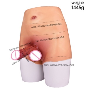 FLT-182 Solid Penis High-Waisted <b>Dildo</b> Panty Soft Elastic Silicone Realistic Penis Form Lesbian Sex Life Adult Sex Toy Wholesale - Product Image 6