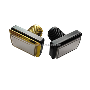 Tự làm máy Arcade đồng xu khe cắm phụ kiện 50x30mm nhựa vuông push <span class=keywords><strong>button</strong></span> cho cần cẩu loại máy - Product Image 4