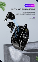 Sport Intelligente Orologio M7 con il dente Blu Auricolari 2 in 1 di Frequenza Cardiaca Monitor di Pressione Sanguigna di Smartwatch
