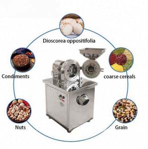 Molino Eléctrico Industrial Comercial de Acero Inoxidable, Molino de Martillos para Granos Húmedos y Secos, Máquina para Moler Maíz, Arroz y Otros Granos - Product Image 2