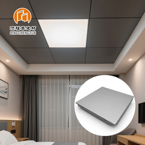 Chống Cháy Kim Loại Treo Trần Hệ Thống Âm Thanh Hấp Thụ Nhôm Trần Gạch Cho Khách Sạn Phòng Ngủ Văn Phòng Và Phòng Họp - Product Image 1