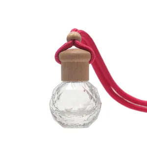 Car Air Freshener Dashboard Perfume Bottles Empty Fragrance Glass Hanging Diffuser Car Perfume bottles For Car Perfume 7 Ml