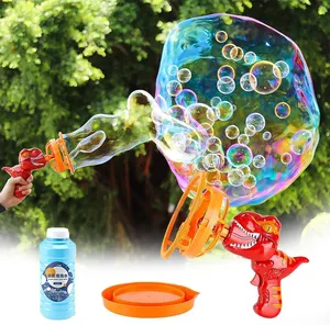 Pistola de burbujas de juguete para niños, máquina de burbujas de dinosaurio soplador de burbujas, venta al por mayor de EPT