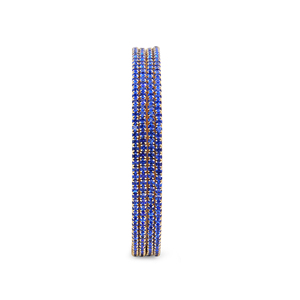 Bracelet Kada ethnique indien élégant en métal avec pierres décoratives, bijou pour femme, idéal pour mariage et occasions festives - Product Image 4