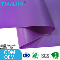 Bâche en toile robuste enduite de PVC imperméable pour structures membranaires, bâche de camion en rouleau