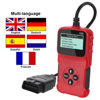 Escáner OBD2 V309, Herramienta de Diagnóstico para Todos los Vehículos Posteriores a 1996, Lector de Códigos de Motor con Transmisión de Datos en Tiempo Real y Prueba de Batería