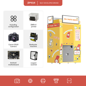 Photomaton JLJDSLR, kiosque fermé, appareil <span class=keywords><strong>photo</strong></span> professionnel, imprimante, machine à photos instantanées, photomaton rétro pour fête, mariage - Product Image 3