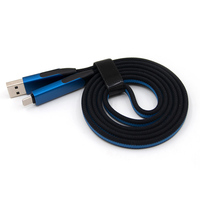 Câble de charge USB 6 en 1 avec logo personnalisé, câble multi-USB tressé en nylon, câbles de charge rapide 3A 60W pour cadeaux d'affaires