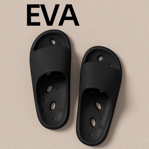 Sandalias de EVA para mujer, de verano 2026, antideslizantes, ecológicas, duraderas, de interior, con fondo grueso y orificios, de secado rápido, para baño y ducha. - Product Image 6