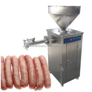Sản lượng cao Tự động xúc xích máy móc làm đầy xúc xích cuộn Maker thịt sản phẩm Máy làm