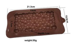 Khuôn Nhựa Silicone Thiết Kế Mới Khuôn Kẹo Silicone Thực Phẩm Dụng Cụ Trang Trí Bánh Khuôn Sô Cô La 3d - Product Image 3