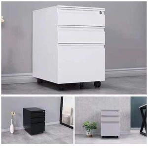 2025 Hot Sale Three Drawer Activity Cabinet Under <b>Desk</b> Side Mobile Storage <b>Small</b> Cabinet - Product Image 4