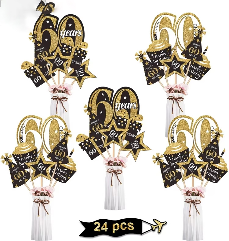 Udo Schmidt Confetti '60' – Bunte Tischdekoration Für Den 60. Geburtstag, 25g